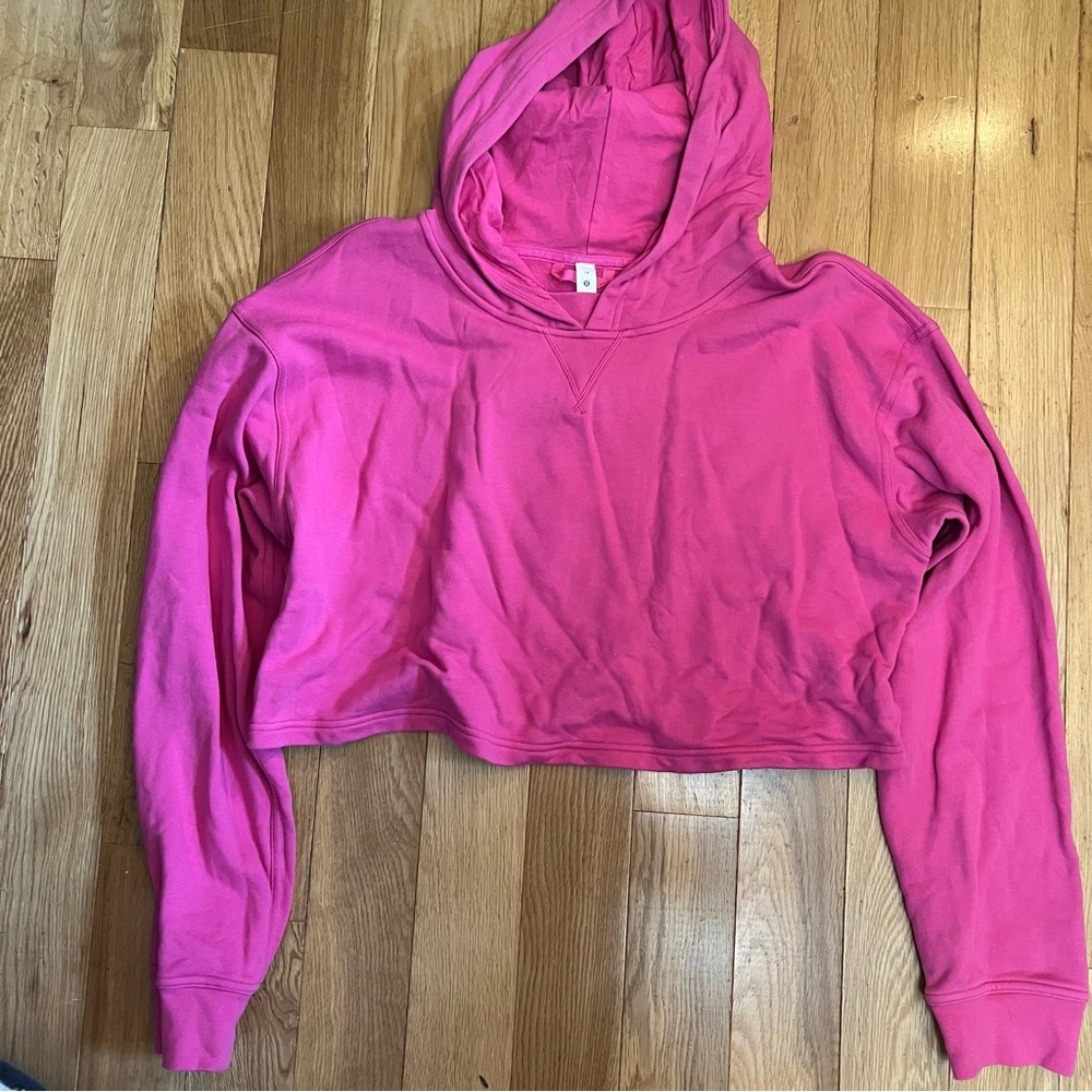 Lululemon Cropped All Yours Hoodie